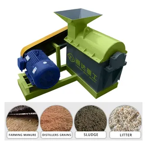 1000-4000kg/h Semi Wet Material Crusher Machine Organic Fertilizer Production Line