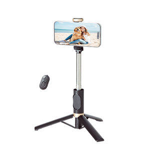 Mở rộng tùy chỉnh điện thoại không dây Bluetooth thép không gỉ Selfie Stick Tripod với từ xa không dây đứng Selfie Stick - Product Image 1