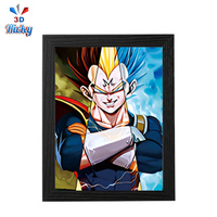 Póster Lenticular 3D de Anime al por Mayor, Nuevo Estilo Manga Japonés 2026, Efecto de Movimiento, Decoración de Pared para Sala de Juegos, Decoración Personalizada