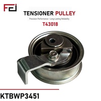 Kit de courroie de distribution de marque FEI KP35491XS-1 pour Audi A4 A6 Seat Exeo Skoda Superb VW pour 1.8 avec tendeur et pompe à eau, garantie 12 mois