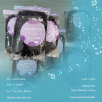 Extensions de cheveux au crochet 12 pouces 100g Ghana Curl Springy Afro Kinky Twist, Cheveux Afro Kinky en vrac bruts pour tresses et dreadlocks