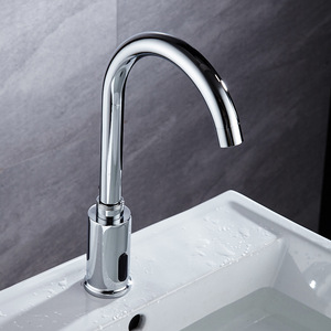 Cảm biến thông minh Vòi nước cho phòng ngủ văn phòng khách sạn & phòng tắm-thép không gỉ sáng Chrome mạ treo tường hồng ngoại tap - Product Image 2