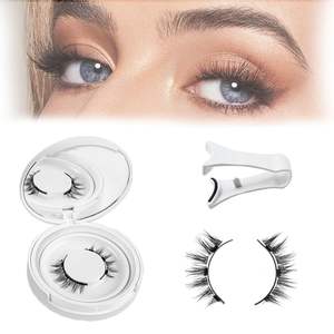 Cils synthétiques à vendre, <span class=keywords><strong>faux</strong></span> cils magnétiques, cils naturels, <span class=keywords><strong>prix</strong></span> d'usine, aimants 3D simples, cils naturels - Product Image 2