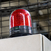 Schnei der Automation Alarme Clignotant rotatif clignotant B/12-24vDC M/100-240vAC Bourdonnement Rouge XVR3B/3M 04/04S