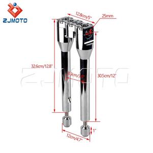 ที่ยกแฮนด์แบบตรงสไตล์12 "+ 1", ราวจับ1 "25มม. สำหรับ Harley Dyna Softail Street Bob - Product Image 5