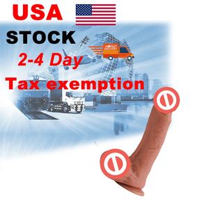 Consolador sexual para adultos de PVC liso grande, vibrador, producto masturbador de tono de piel femenino realista - Product Image 1