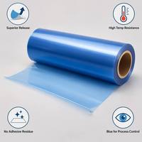 Film Pelindung Silikon PET Biru Muda Tensfilm