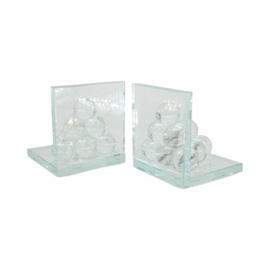 Fermalibri in Vetro a Forma di Sfera, Decorazione Moderna per Libreria, Accessorio per Scrivania Casa e Ufficio - Product Image 3