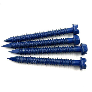 Vis d'ancrage en béton à traitement de surface Ruspert bleues - Product Image 2