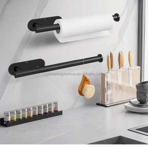 Soporte Autoadhesivo de <span class=keywords><strong>Metal</strong></span> para Papel de Cocina, Toallas de Papel, Almacenamiento en el Baño, para Montar Debajo del Gabinete - Product Image 3