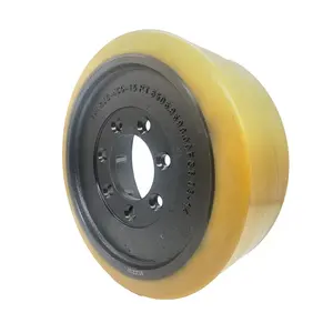 343x140-80 Mét 7 Lỗ Bền Poly Urethane Ổ Đĩa Kéo Lốp Bánh Xe Sử Dụng Trên HY Điện Xe Nâng/Xe Tải Phần No.4031924