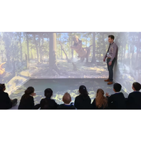 Projecteur interactif holographique 3D immersif à 360 degrés pour sol et mur, projection interactive pour mur tactile, média interactif