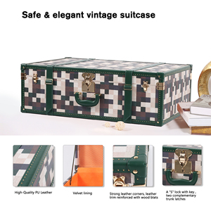 Valises de voyage de luxe personnalisées avec logo couleur, intérieur en fausse fourrure, fonction antivol, directement de l'usine - Product Image 5