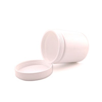 Bouteille d'emballage en poudre de protéines, en plastique, 50 ml, HDPE, conteneur de pilules nourrissantes, pot à médicaments, bouteille pour les complément poudre
