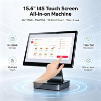 OEM 15.6 inç Android POS Cihazı Akıllı Faturalama Yazılımı Yazarkasa Terminali Hepsi Bir Arada Satış Noktası Sistemi Kapasitif Dokunmatik
