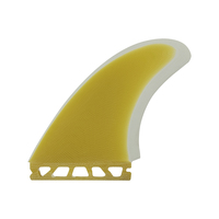 Améliorer la ténacité du logo du client ailerons de planche de surf en fibre de verre twin set MR taille ailerons de surf
