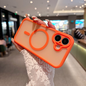 เคสโทรศัพท์แม่เหล็กสีตัดกันสุดฮิตสำหรับ iPhone 17 Pro Max 16 15 <span class=keywords><strong>Plus</strong></span> ขายส่ง ฝาหลังแบบด้าน ไฮบริด มีสินค้าพร้อมส่งเร็ว - Product Image 3