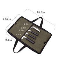 Pochette à outils pour couteau à fermeture éclair robuste Portable sac de voyage étanche pliable durable en polyester durable