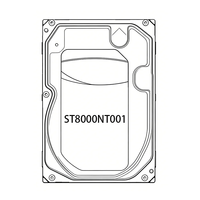 ST2000VN003 2TB Enterprise Internal HDD 5900RPM 256MB 3.5 SATA 3.0 6Gb/s Interface Metal Shell Baru untuk Pusat Data Server