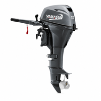 Nouveau design YAMASUN 25HP Moteur hors-bord 4 temps à arbre long avec commande par timon et démarrage manuel – Fabricant