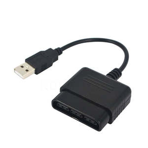Adaptador Convertidor de un Solo Cabezal de P2 a <span class=keywords><strong>P3</strong></span>, Cable Convertidor USB para Adaptador de PS2/PS3/PC - Product Image 1