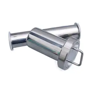 Stainless Steel Water Tube Mesh Y Type Inline Milk Strainer Pipe Filter