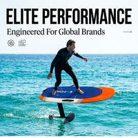 Nouvelle version améliorée : Planche électrique Efoil 8KW en fibre de carbone, 45 km/h, avec hélice robuste en alliage d'aluminium pour les eaux océaniques, SUP tout-terrain