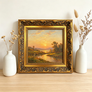 Moulage de cadre photo en or vintage avec sculptures florales complexes pour l'art et la <span class=keywords><strong>d</strong></span>écoration - Product Image 6