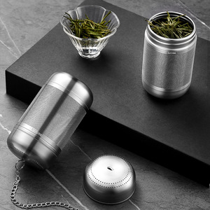 Stainless Steel <b>Tea</b> <b>Infuser</b> 316 With Chain Minimalist Design For Brewing <b>Tea</b> - Product Image 1