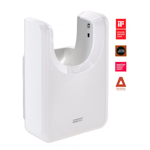 Asciugamani Elettrico Optico U Flow ABS Bianco M23A per Bagno - Product Image 3