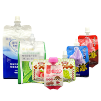 Bouchon de poche à bec verseur en plastique debout pour aliments pour animaux de compagnie 9.6mm 13mm 26mm 33mm diamètre intérieur pour sauce et boisson sac Doypack