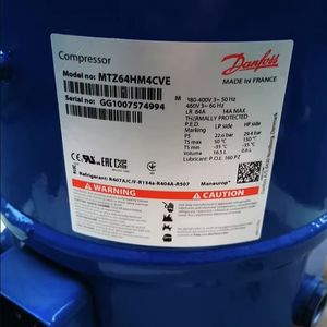 Compresseur HYZL MTZ64HM4CVE 380-400V 50Hz, équipement frigorifique pour climatisation et stockage frigorifique - Product Image 1