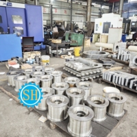 Pièces de roue de forgeage en acier personnalisées Services d'usinage de tournage CNC Machines Fujian Sanhui
