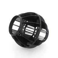 Média de remplissage pour colonnes, sphères creuses en plastique multifacettes, boules creuses polyédriques
