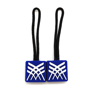 YYX Custom Soft Pvc Zipper Pull Ropa Caucho Plástico Cordón de goma Tiradores de cremallera - Product Image 4