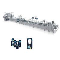 Système d'empilage et de collecte de carton ZX-400 efficace pour le colleur de dossiers | Unité automatique pour les lignes d'emballage à haut volume