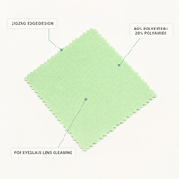 Chiffon de nettoyage en microfibre antistatique de qualité professionnelle pour écrans, service d'emballage OEM, prix de gros en vrac