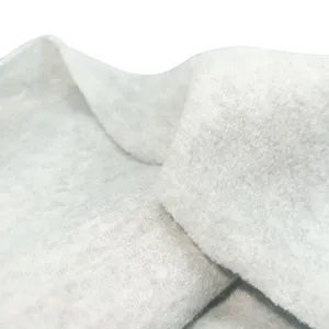 Factory Direct Warm Super Soft 100% Polyester Mix Grey Melange Spun Polar Fleece Fabric For Clothing Jacket Blanket Pants