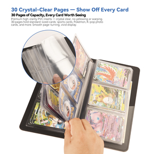 Classeur portable personnalisable pour <span class=keywords><strong>cartes</strong></span> à collectionner, album de collection pour <span class=keywords><strong>cartes</strong></span> à collectionner, classeur pour <span class=keywords><strong>cartes</strong></span> à collectionner Toploader - Product Image 3
