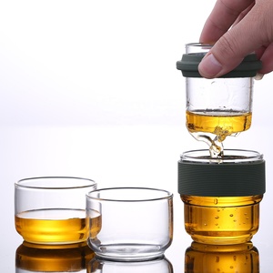 Customized Design Portable Travel <strong>Teapot</strong> <strong>and</strong> <strong>Cup</strong> <strong>Set</strong> 1 <strong>Teapot</strong> <strong>2</strong> <strong>Cups</strong> Portable Kungfu Tea <strong>Set</strong> with Infuser - Product Image 2