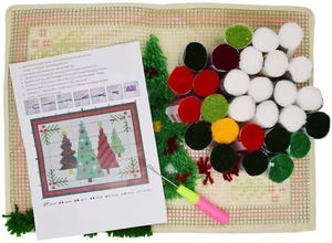 INTODIY taie d'oreiller loquet <span class=keywords><strong>crochet</strong></span> Kits nouveau point de croix broderie bricolage taie d'oreiller loquet <span class=keywords><strong>crochet</strong></span> kits pour débutants - Product Image 6