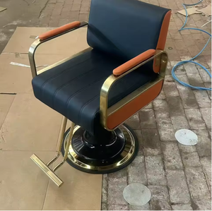 Sillón de Barbería Moderno y Contemporáneo de Acero Inoxidable para Salones, Barberías, Spas, Peluquerías y Salones de Belleza - Product Image 4