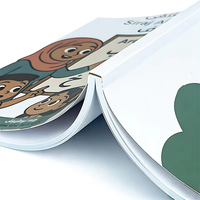 Impression de livres pour enfants en anglais sur mesure en Chine, livres brochés pour enfants
