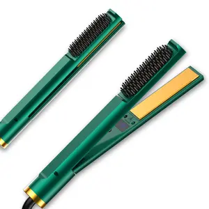 Multi Function Portable Hair Straightener Flat Custom Brand Hair Straightener Brush