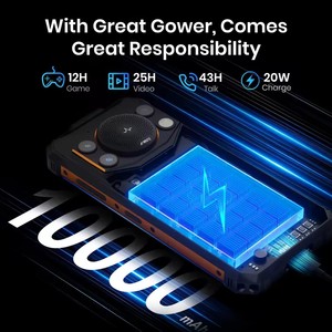Teléfono Inteligente Resistente Fossibot F110 Pro 5G, 8GB+128GB, Batería de 10000mAh, Cámara Dual de 50MP, Pantalla HD de 120Hz, Android 15, Resistente al Agua para Exteriores - Product Image 5