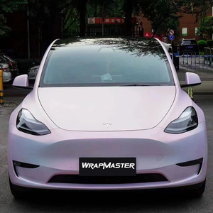 WRAPMASTER 1.52*17m Automotive Wraps PET Matte Metallic Diamond Pollen Pink Car Wrap Vinyl Wrap for Vehicles - Product Image 2