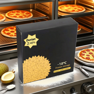 Hộp bánh Pizza tùy chỉnh với giấy kraft không thấm mỡ cho nhà hàng thức ăn nhanh Takeaway hoặc hộp đóng gói giao hàng - Product Image 1