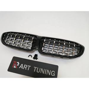 Grille de pare-chocs avant de voiture en <span class=keywords><strong>diamant</strong></span> pour <span class=keywords><strong>BMW</strong></span> G20 G28 Matériau ABS État neuf - Product Image 5