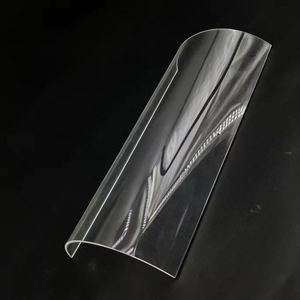 Plaque acrylique thermoformée incurvée transparente de 3 mm, panneau de couverture PMMA transparent pliable, découpe sur mesure disponible - Product Image 2
