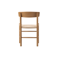 Chaises de salle à manger chinoises modernes et confortables, avec assise en corde de papier tressée à la main, chaise de salle à manger en bois massif moderne pour le marché européen